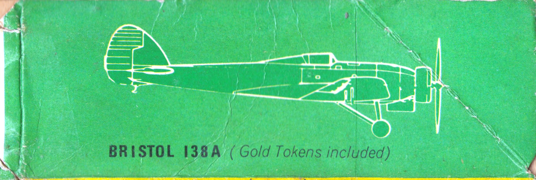 Изображения других моделей Зелёной серии на внутренних стенках коробки FROG F323 English Electric Canberra PR.7, Rovex, 1965